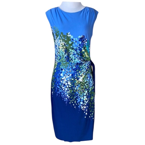 Apt. 9 Dresses & Skirts - APT 9 Blue Floral Wrap Dress